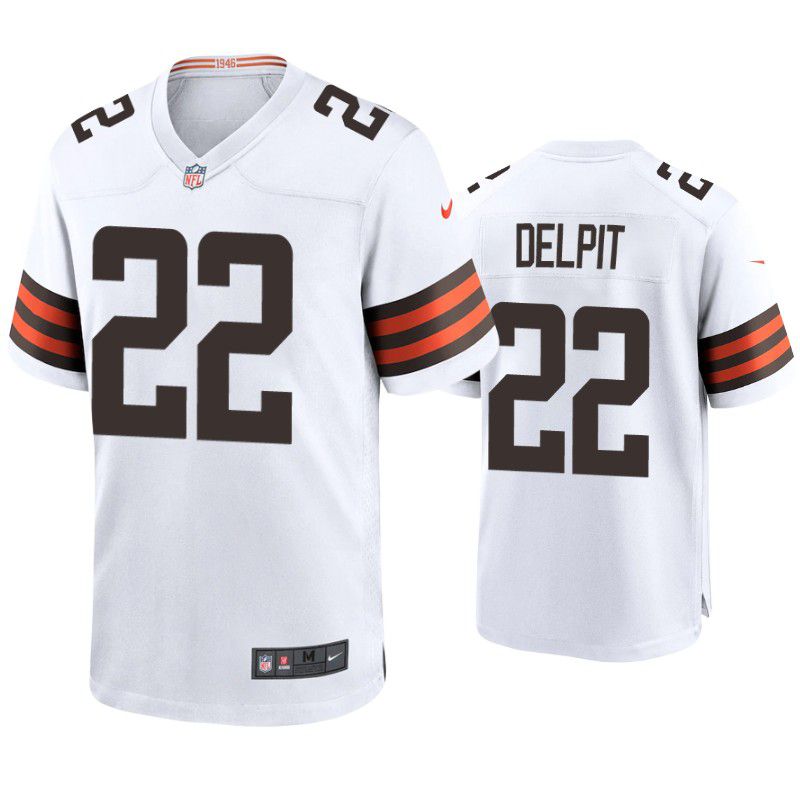 Men Cleveland Browns #22 Grant Delpit Nike White Player Game NFL Jersey->dallas cowboys->NFL Jersey